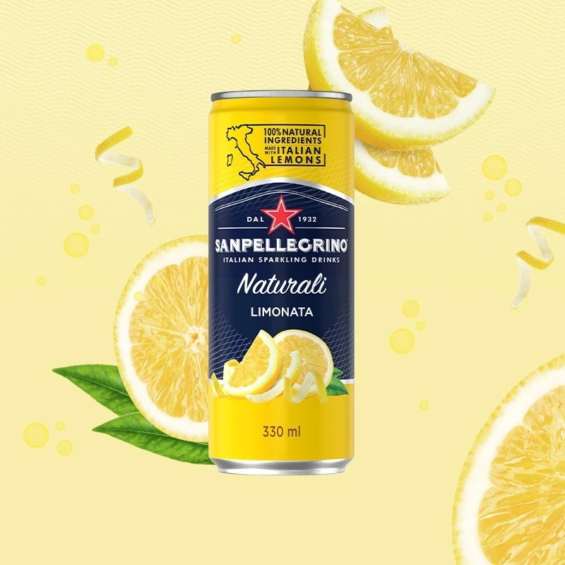 [nhiều loại ] Nước ép hoa quả có ga San Pellegrino 330ml / Evian, Fiji, Acqua Panna. Soda, Lemon