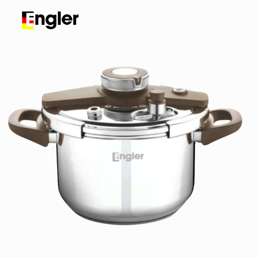 Nồi Áp Suất Engler EL9112 Dung Tích 6L Inox 304 Dùng Trên Mọi Loại Bếp An Toàn Cho Gia Đình