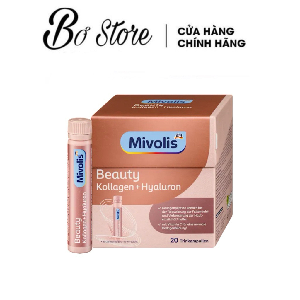 [NỘI ĐỊA ĐỨC] Kollagen Dạng Nước Milovis hộp 20 ống