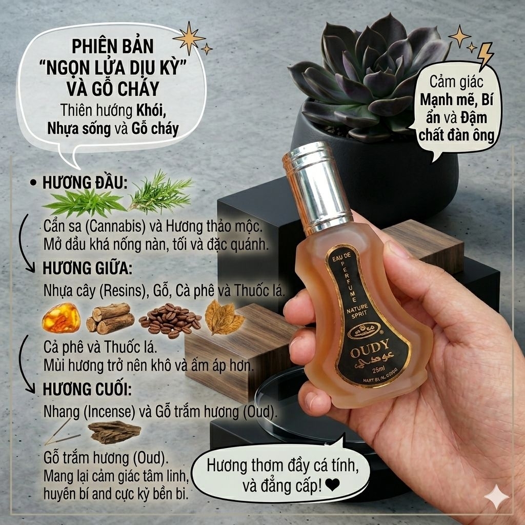 Nước hoa Dubai Oudy Rehab (UAE perfume)