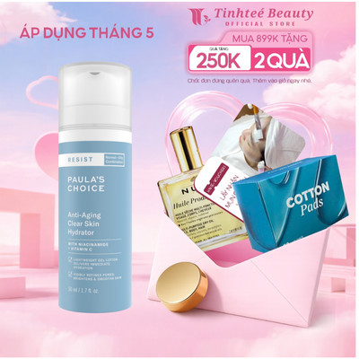 Kem dưỡng ẩm cho da nhạy cảm và lão hóa Paula's Choice RESIST Anti Aging Clear Skin Hydrator 50ml