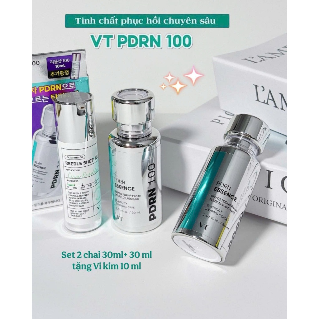 Serum VT PDRN cho da căng bóng, mướt mịn