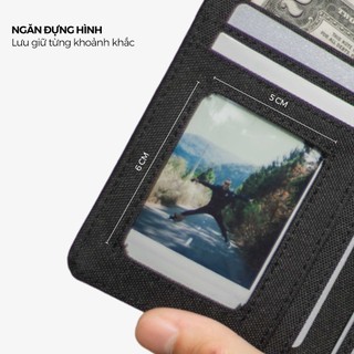 Ví vải DIM Basic Wallet 2 Form Đứng