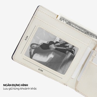 Ví vải DIM Basic Wallet 2 Form Ngang (Ngăn đựng hình)