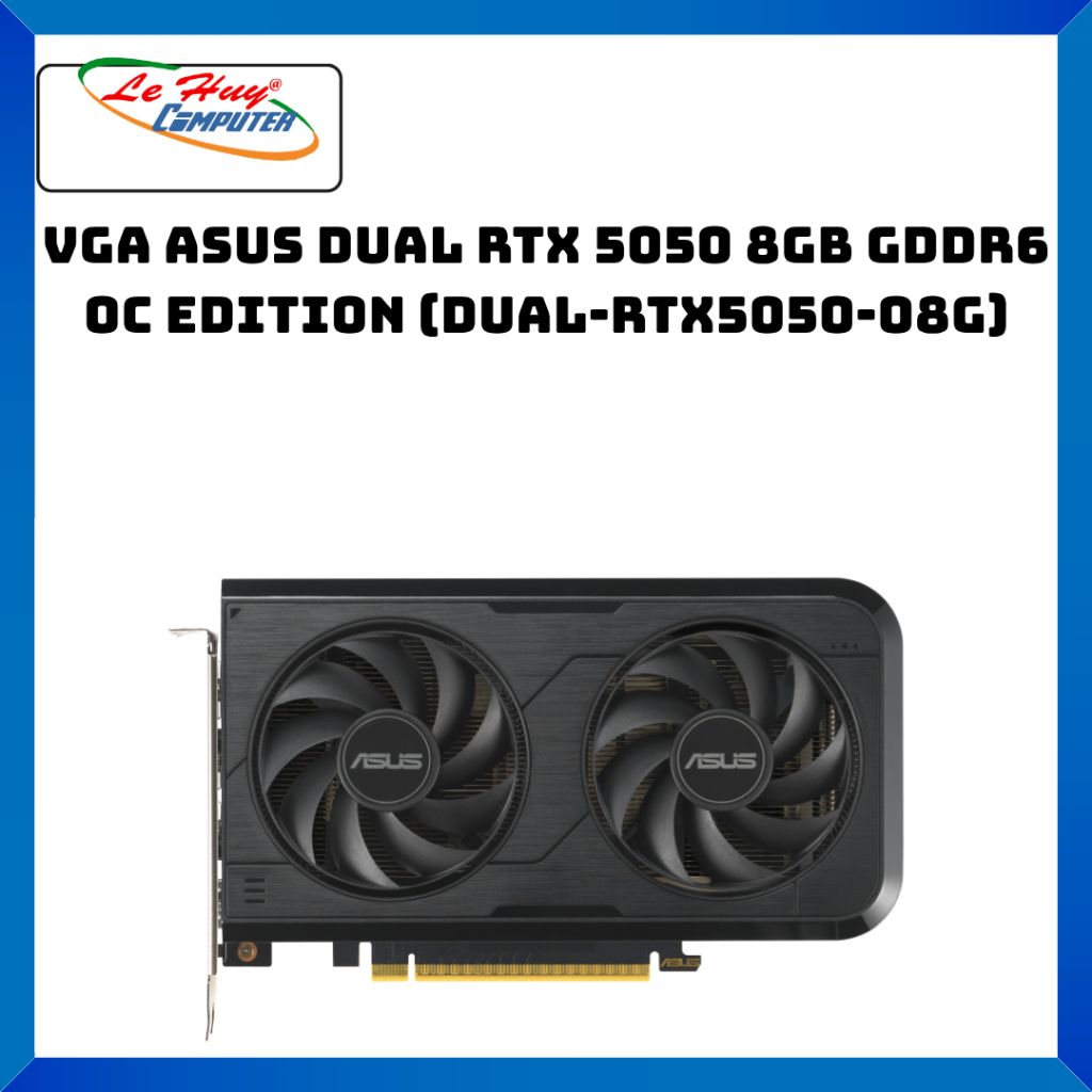 VGA ASUS Dual RTX 5050 8GB GDDR6 OC Edition (DUAL-RTX5050-O8G) - Hàng Chính Hãng