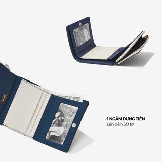Ví vải DIM Compact Wallet - Có ngăn hộp