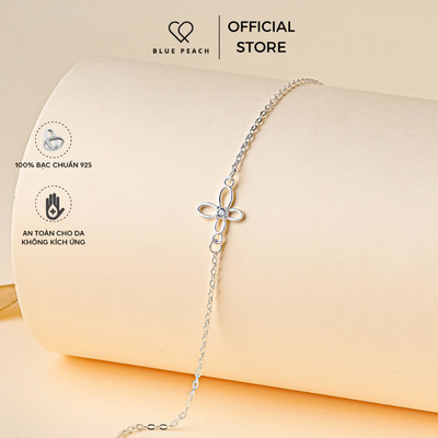 Lắc Tay Bạc 925 Blue Peach Lắc Tay Butterfly V15 - LT1082