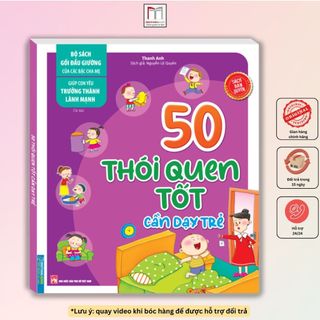 Sách - Bộ sách gối đầu giường của các bậc cha mẹ - 50 thói quen tốt cần dạy trẻ ((Ươm mầm nếp sống đẹp cho trẻ từ những