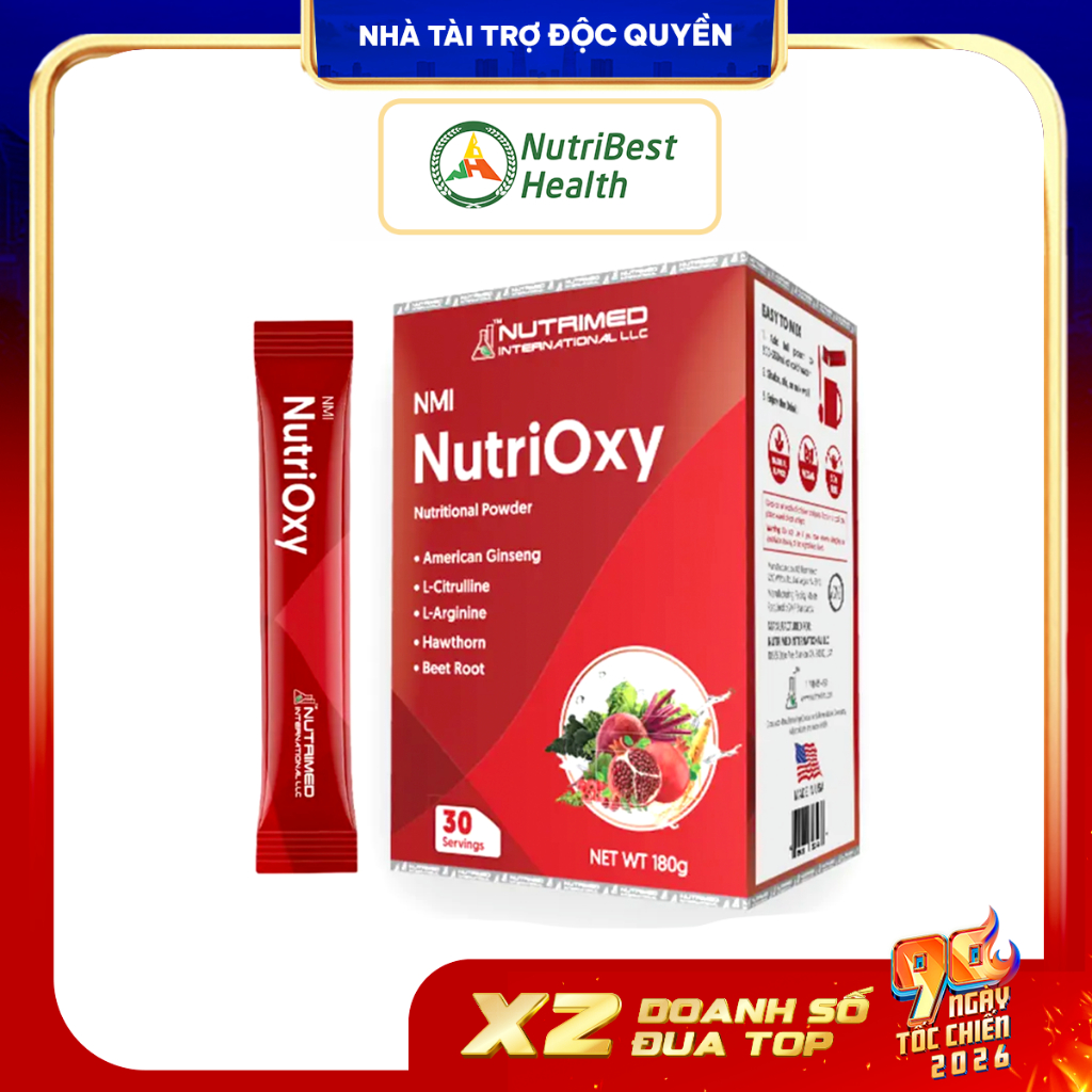 Thực phẩm bổ sung NMI Nutrioxy - bổ sung dinh dưỡng và chống oxy hóa