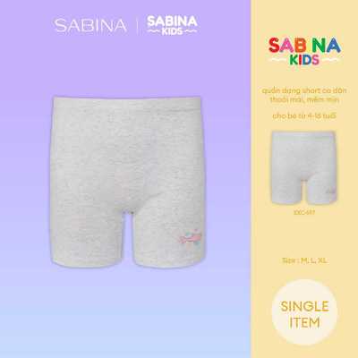 Quần Lót Bé Gái Dạng Quần Đùi Màu Xám Cool Teen By Sabina SXC497SL
