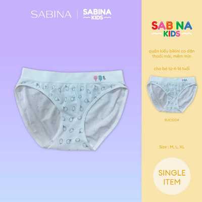 Quần Lót Bé Gái Màu Trắng Có Họa Tiết Cool Teen By Sabina SUC1004