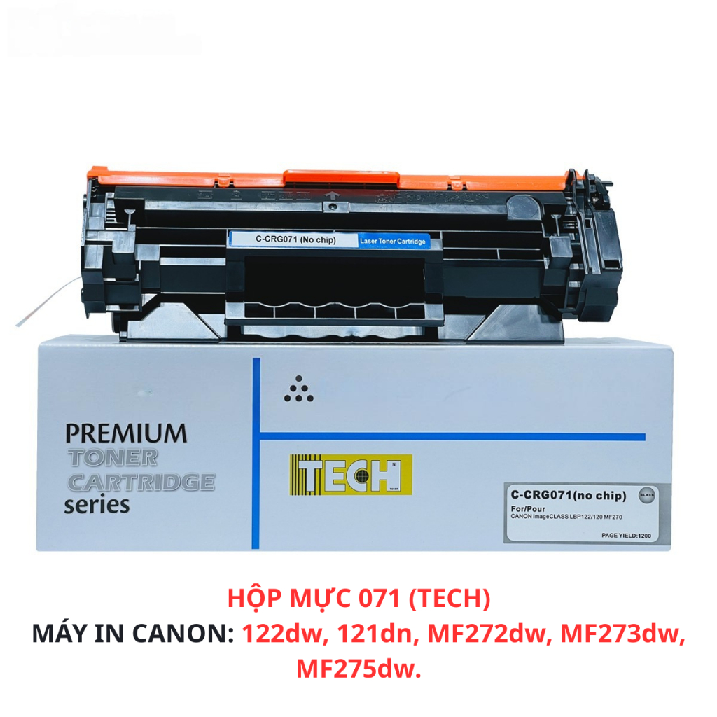 Hộp mực in Canon LBP 121dn/122dw/ MF272dw (CRG071) No chip
