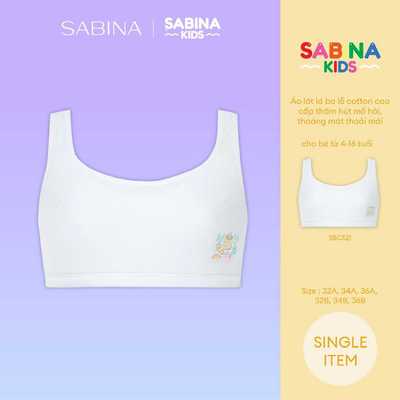 Áo Lót Đệm Mỏng Màu Trắng Cool Teen By Sabina SBC521