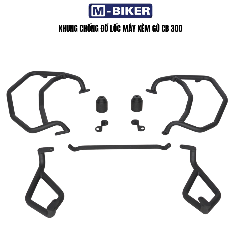 [Chính hãng]Chống đổ cb300, chống đổ gù cb300, chống đổ đa diểm cb300 chất liệu thép, sơn tĩnh điện.