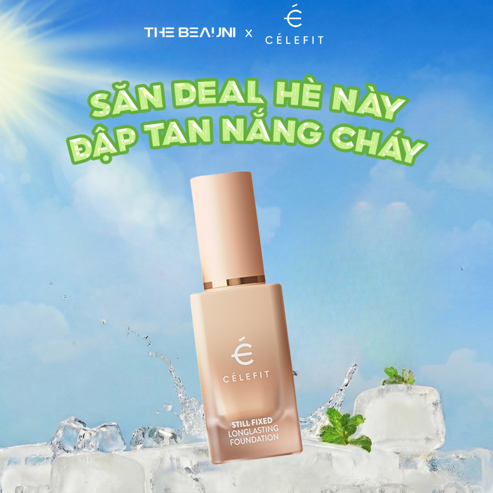 [Date 22/09/2026] Kem nền lâu trôi CELEFIT Still Fixed Longlasting Foundation 30ml - N23