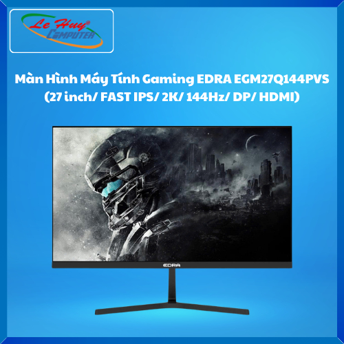 Màn Hình LCD Gaming EDRA EGM27Q144PVS (27 inch/ FAST IPS/ 2K/ 144Hz/ DP/ HDMI)- Hàng Chính Hãng