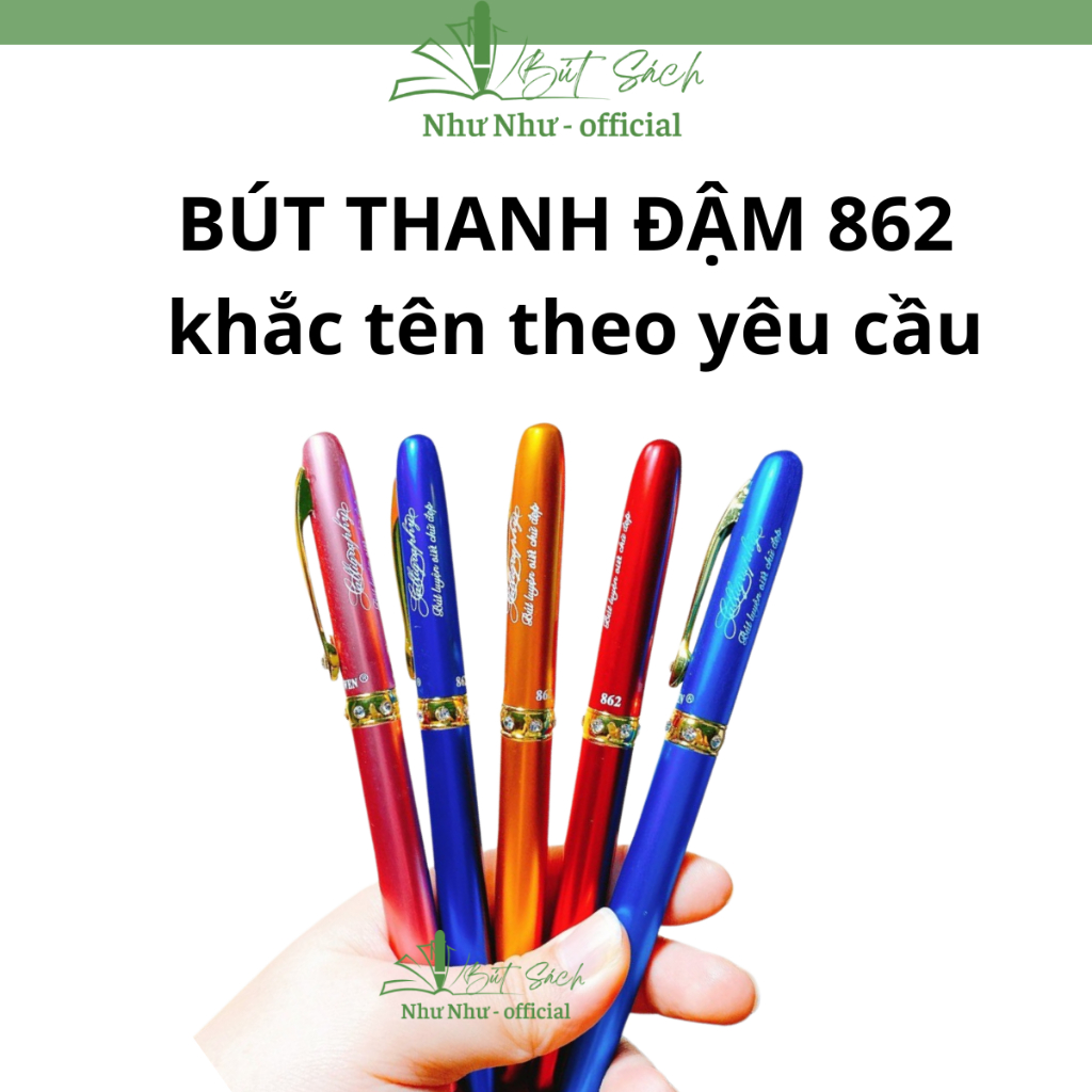 Bút 862 ngòi tẽ đôi tự tạo nét thanh đậm