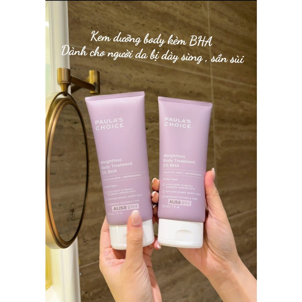 Kem Dưỡng Body AHA 10% , BHA 2% Paulas Choice 210ml