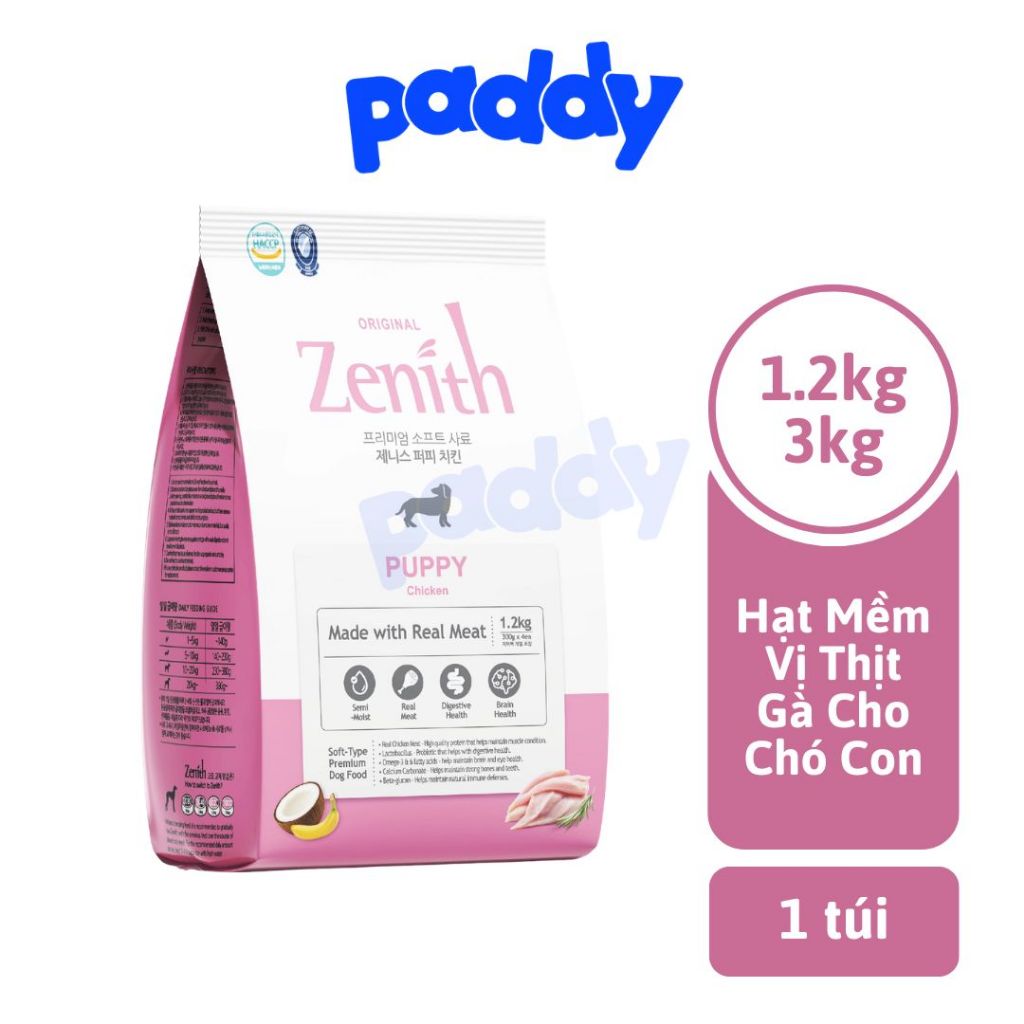 Hạt Mềm Cho Chó Con Zenith Puppy