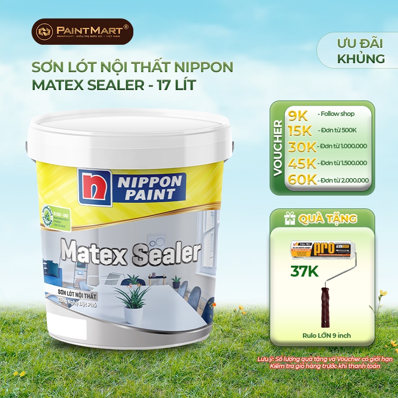 (17 LÍT) Sơn lót nội thất NIPPON Matex Sealer