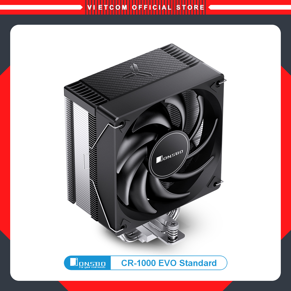 Tản Nhiệt Khí CPU Jonsbo CR1000 EVO Standard. Phiên bản màu đen không led