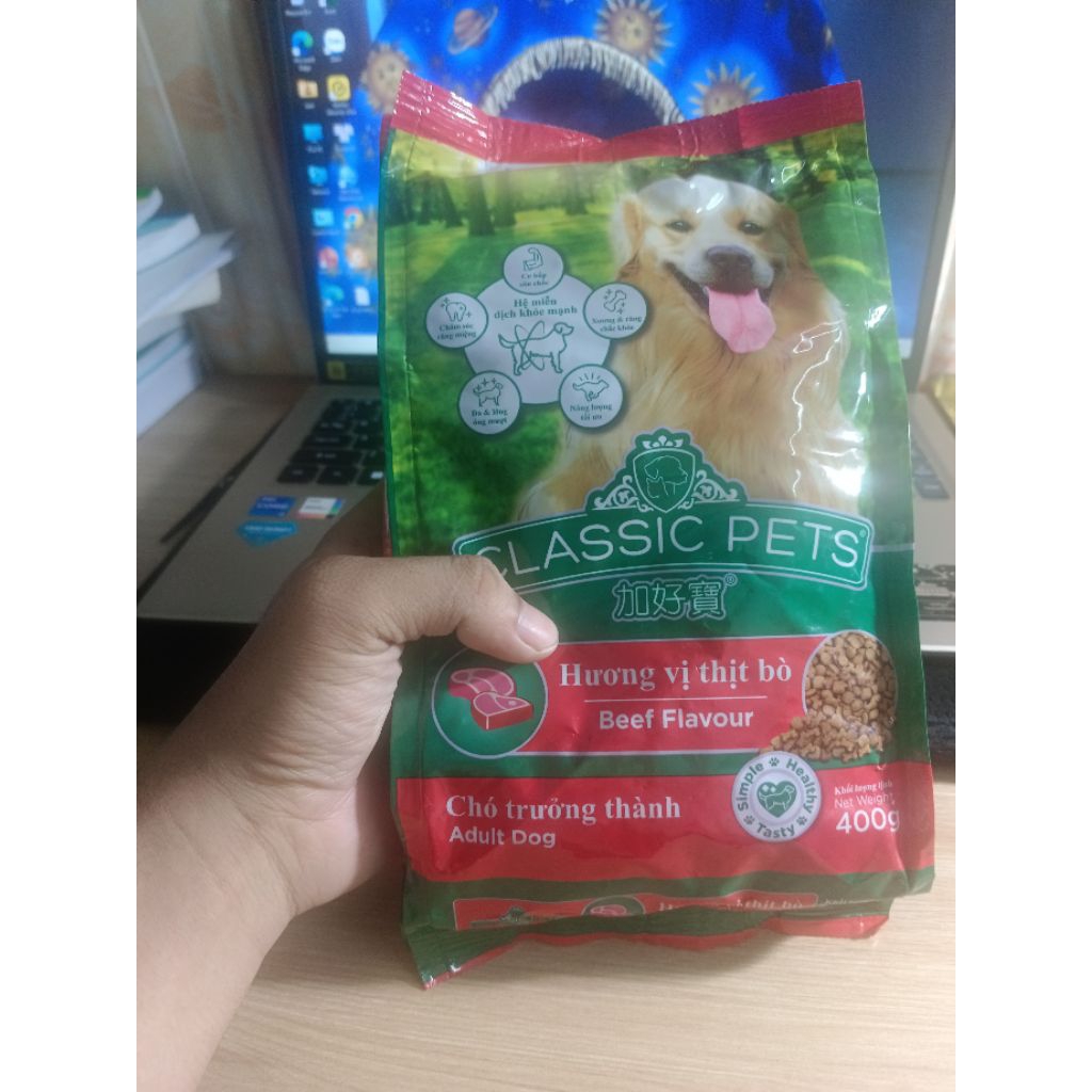 Combo 10 bịch hạt classic pets 400g