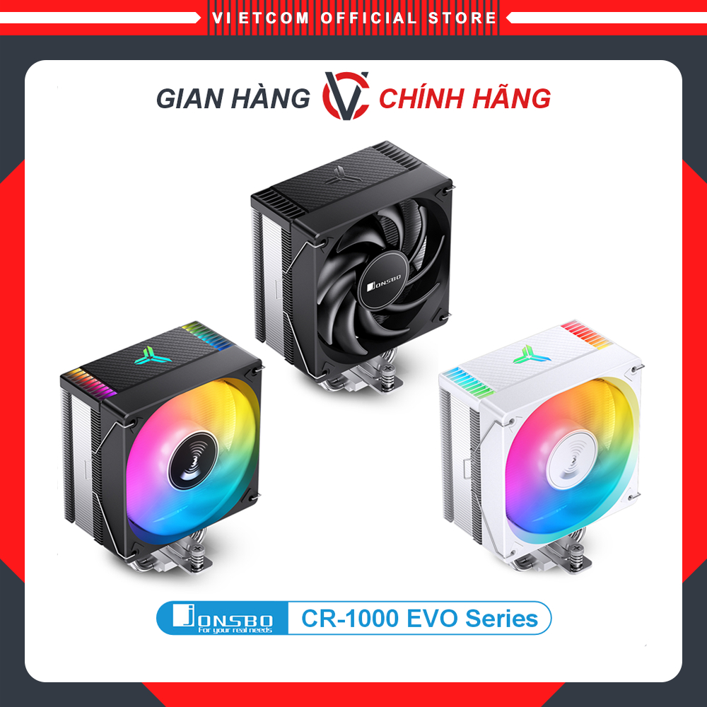 Tản Nhiệt Khí CPU Jonsbo CR1000 Evo Series - Tặng kèm keo tản nhiệt