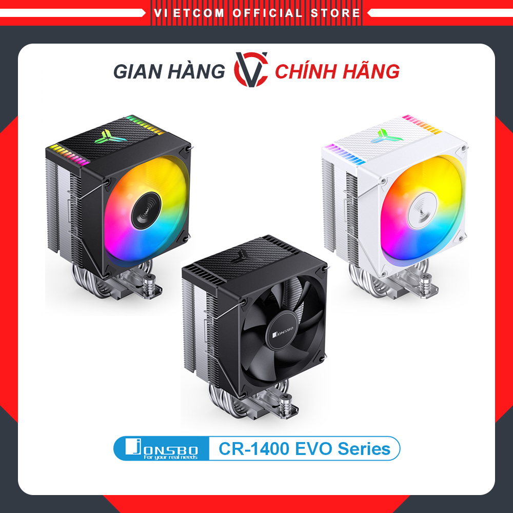 Tản Nhiệt Khí CPU Jonsbo CR1400 Evo Series - Tặng kèm keo tản nhiệt