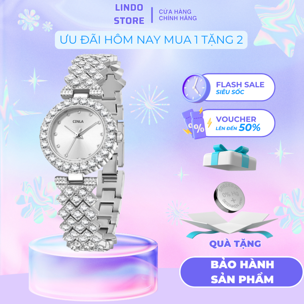 Đồng hồ thời trang nữ chính hãng CINLA CL8804