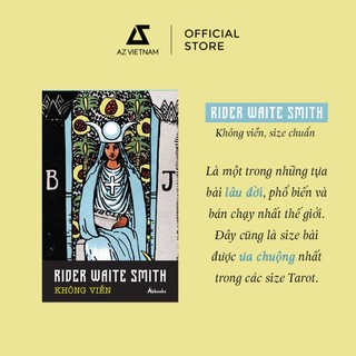 Sách - Bộ Bài Rider Waite Smith Tarot - (Bản Không Viền)