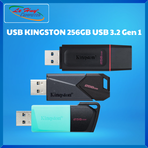 USB Kingston DataTraveler Exodia/ Exodia M/ Exodia Onyx 256GB USB 3.2 Gen 1 - Hàng Chính Hãng