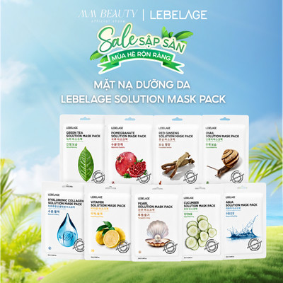 Mặt Nạ Lebelage Solution Mask Pack Hàn Quốc 25g - Dưỡng Trắng, Cấp Ẩm, Phục Hồi Da