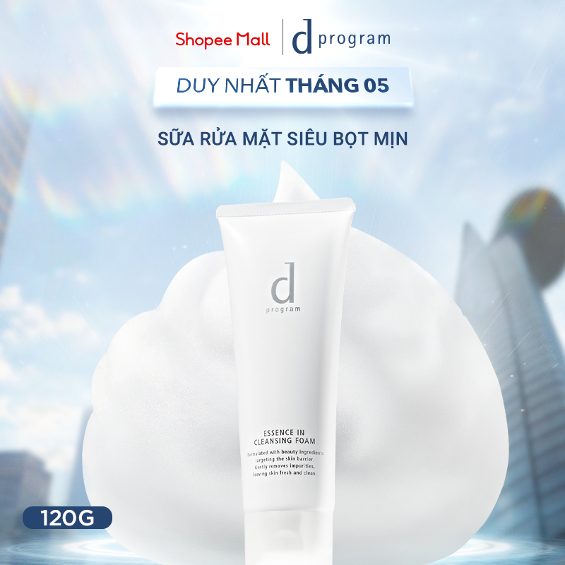 Sữa rửa mặt siêu bọt d Program Cleansing Foam 120g