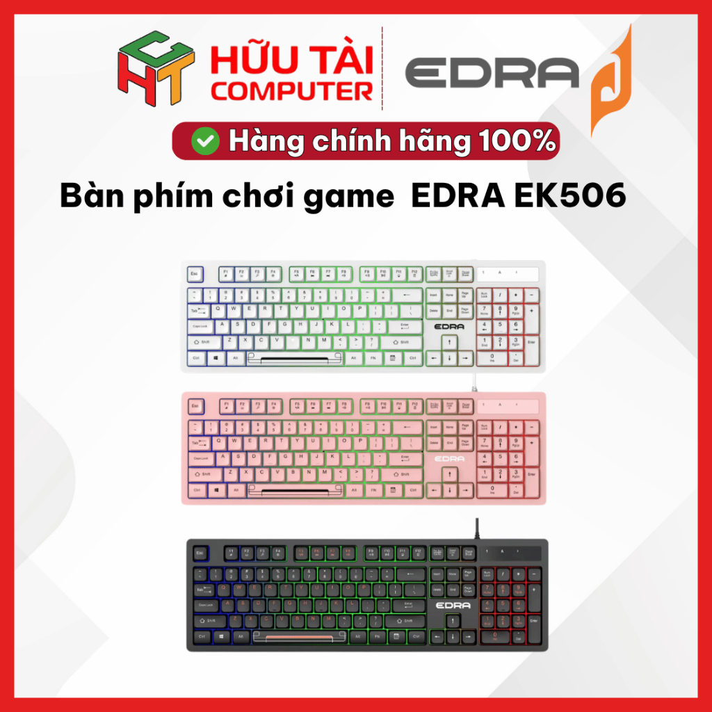 Bàn phím chơi game giả EDRA EK506