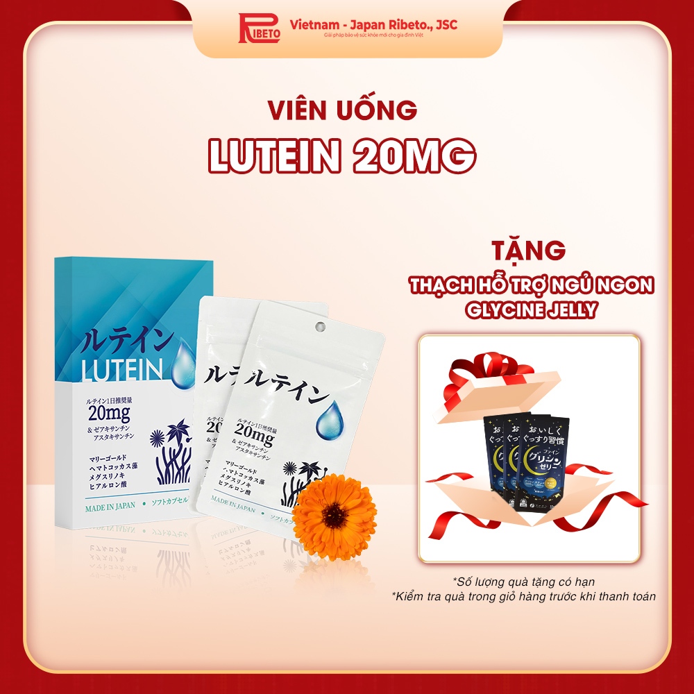 Viên uống bổ mắt RIBETO LUTEIN 20mg 60 viên