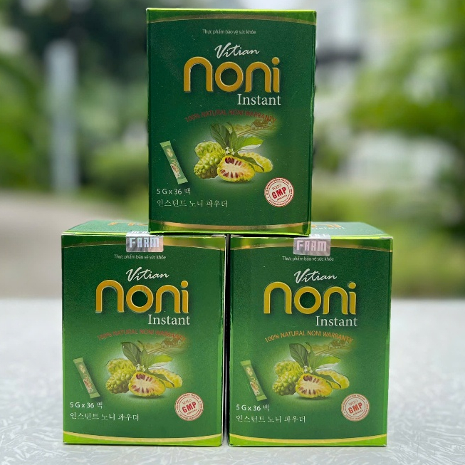 Combo 3- Bột nhàu hòa tan- giảm đau nhức mỏi xương khớp, tiểu đường