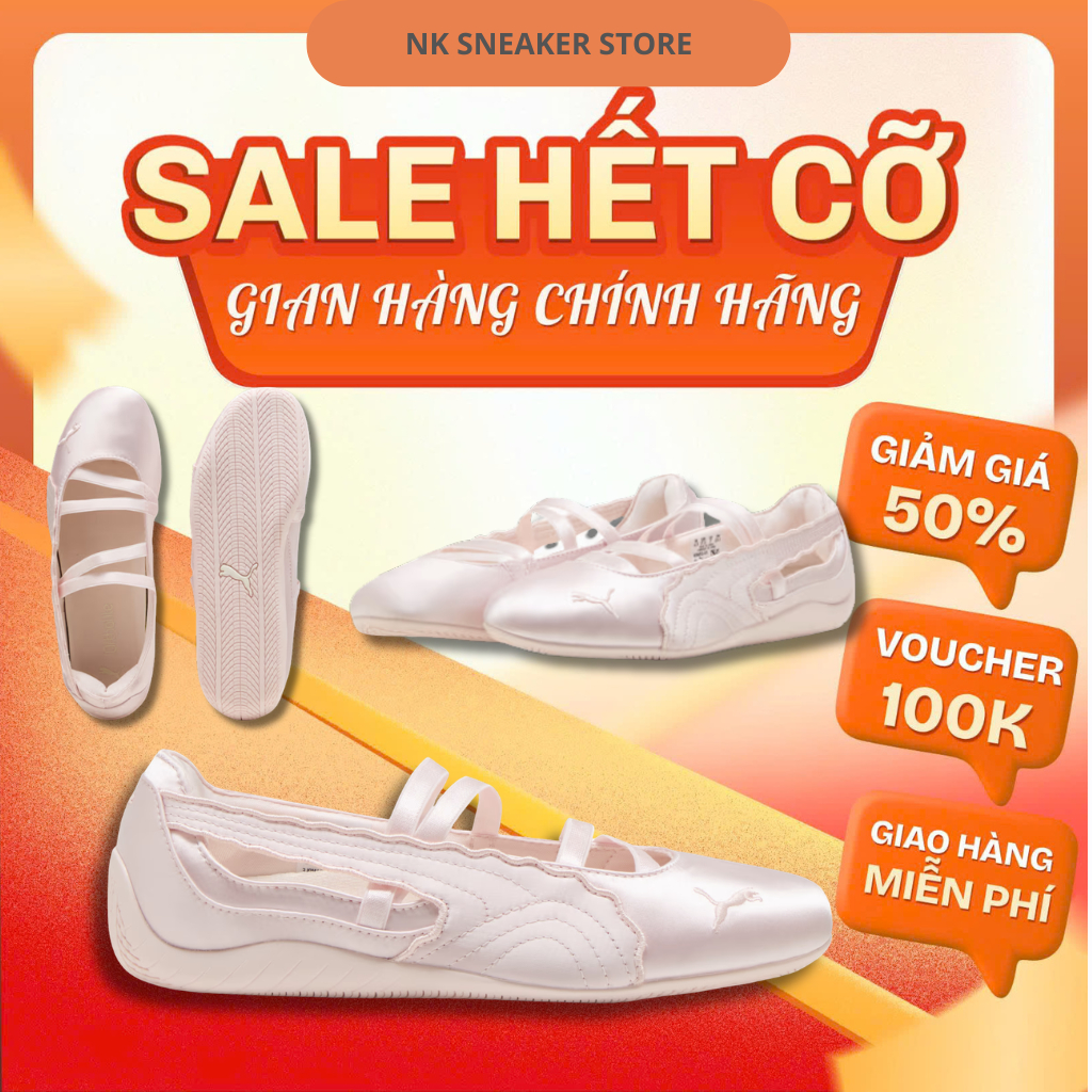 [ CHÍNH HÃNG ] Giày PM Speedcat Ballet Venus - Giày Ballet màu Hồng Nữ tính