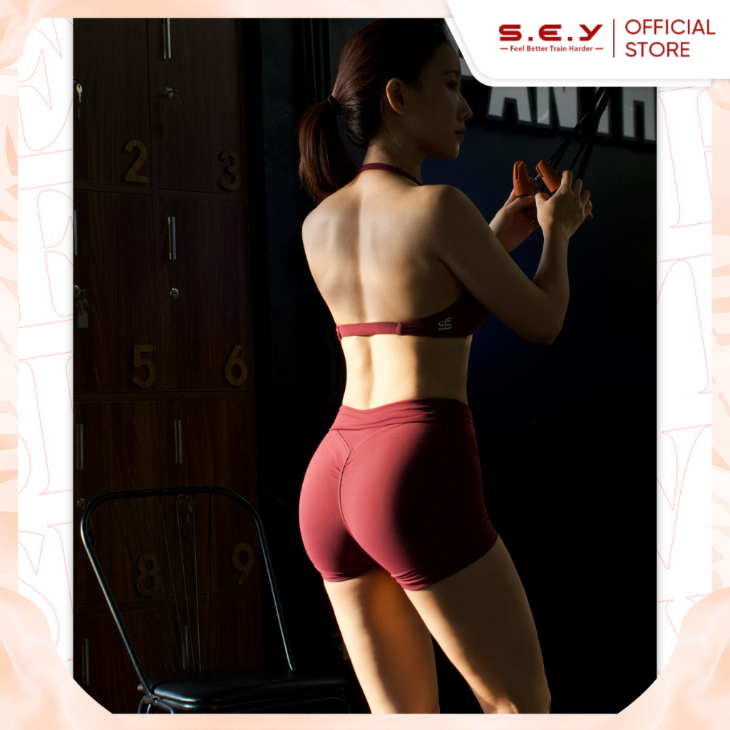 Áo bra nữ SEY LUX BRA, áo tập gym nữ, áo tập yoga nữ quai yếm xoắn ngực [Tặng kèm băng đô] | BigBuy360 - bigbuy360.vn