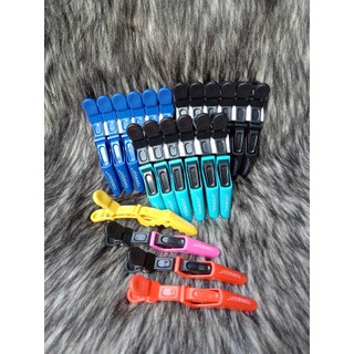 6 cây Kẹp cá sấu kẹp tóc cho salon tóc màu ngẫu nhiên