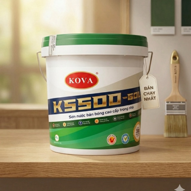 Sơn bán bóng cao cấp trong nhà K5500-GOLD 4Kg