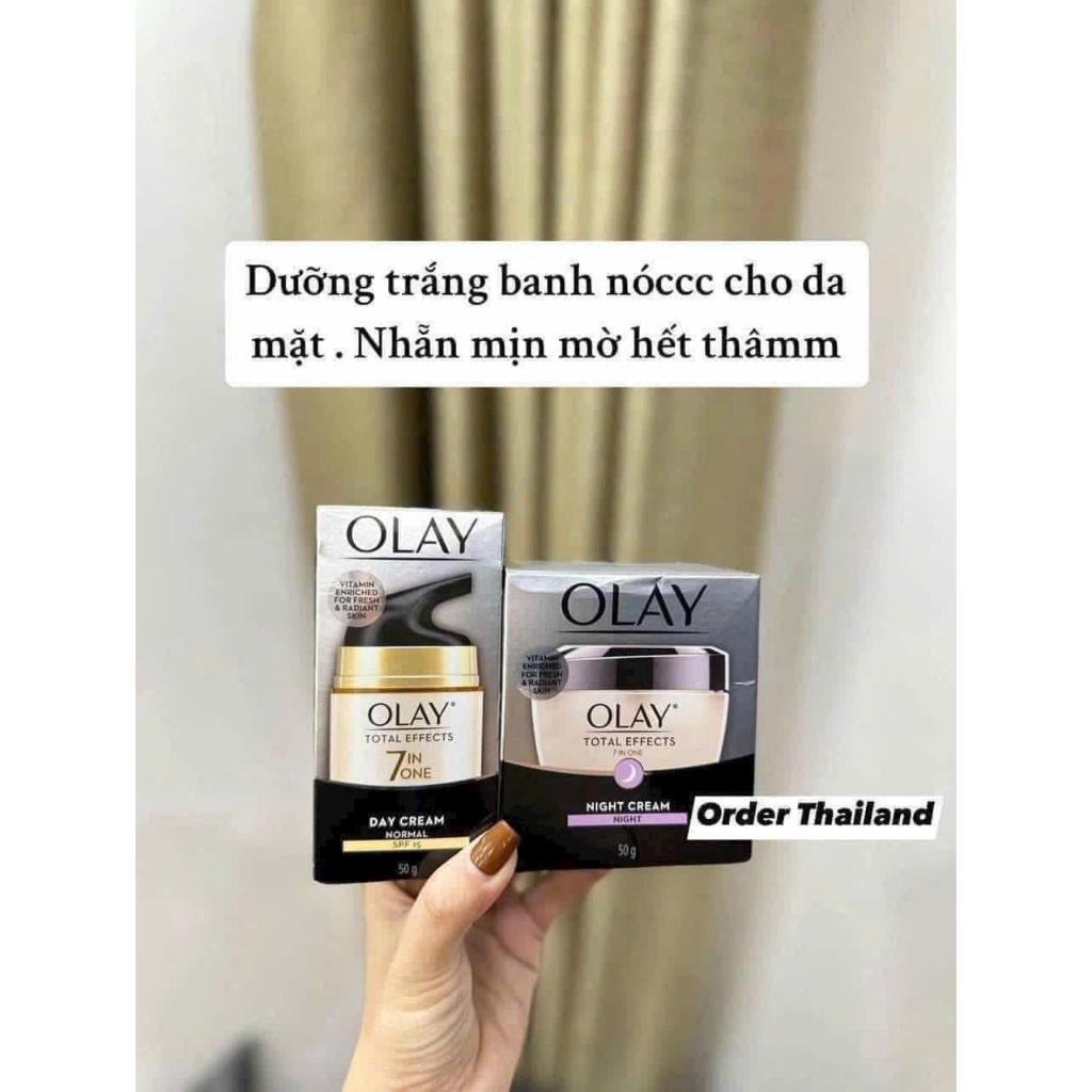 OLAY 7 IN 1 – BÍ QUYẾT TRẺ HÓA LÀN DA (Hàng Thái xách tay)-Set 2 hũ