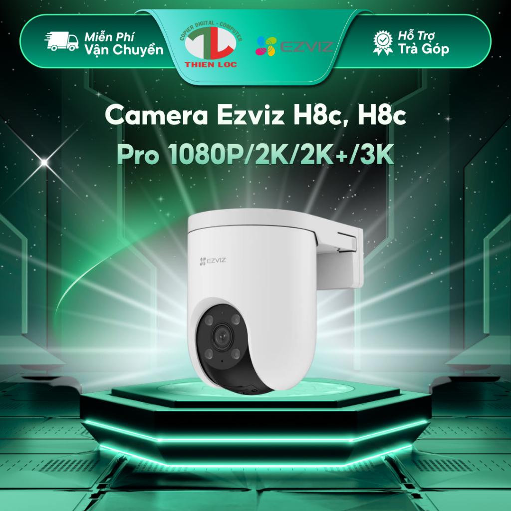 [ Full Vat ] Camera trong nhà Ezviz H8c CS-H8c-R100-1K2WKFL H8c, H8c 4G, H8c Pro CS-H8c-R200-1K3KFL4