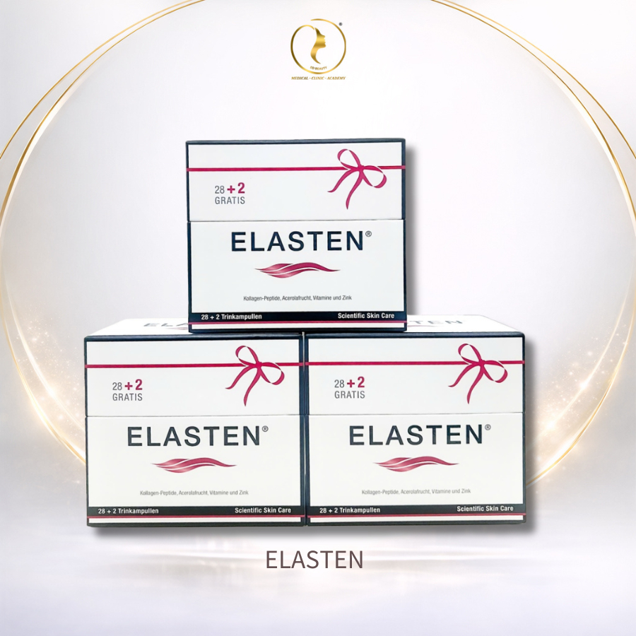 ELASTEN Collagen Chính Hãng Hộp 28 Ống Tặng 2 – Nước Uống Collagen Hỗ Trợ Trẻ Hóa, Căng Sáng Da