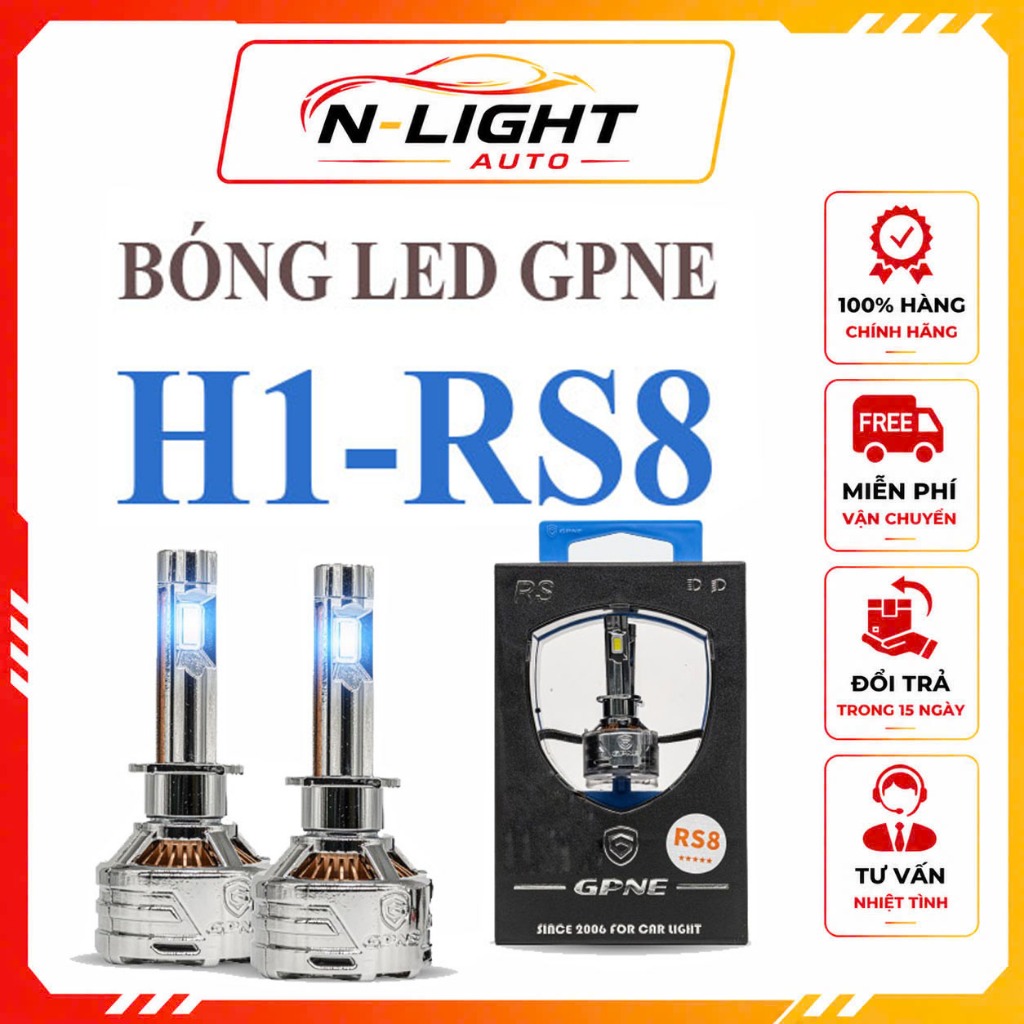 Đèn Led Tăng Sáng GPNE Chân H1 – RS8