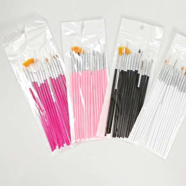 bộ cọ vẽ nail 15 cây