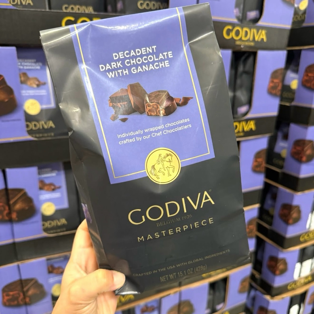 (U.S.A)Chocolate Đen Godiva Nhân Mềm Ganache Túi 428g