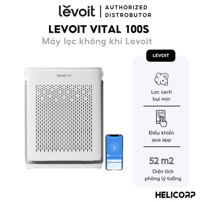 Máy Lọc Không Khí LEVOIT VITAL 100S 57m2 - Khử Mùi, Hút Lông Thú Cưng