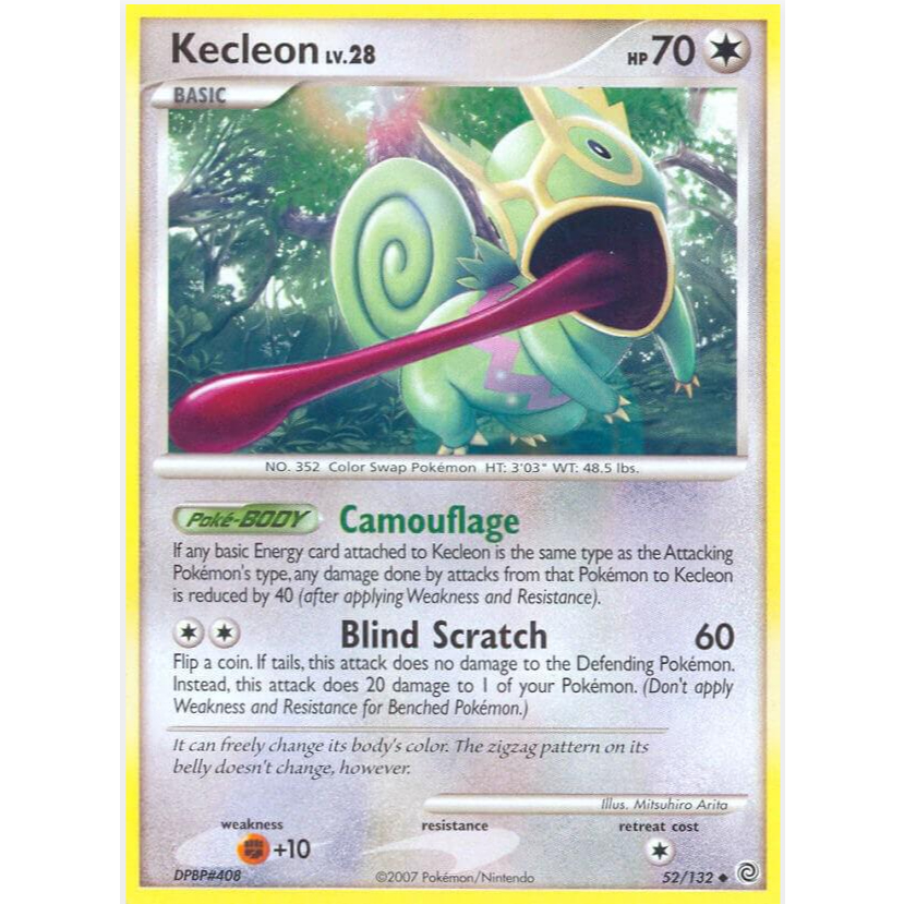[Thẻ bài Pokemon TCG]  Kecleon - 52/132 - Uncommon