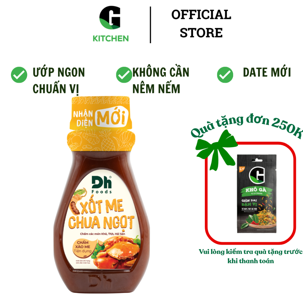 Sốt Me Chua Ngọt 200g DH Food [Giao toàn quốc]