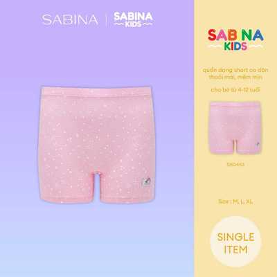 Quần Lót Dạng Quần Ngắn Ôm Cho Trẻ Mẫu Giáo Hoặc Tiểu Học Sabinie By Sabina SXG443